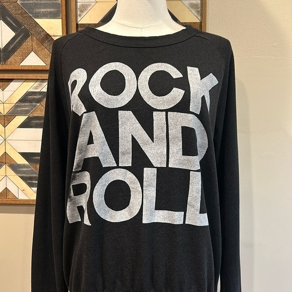 Aviator Nation Crew Neck Rock And Roll Sweatshirt XS - Picture 2 of 10